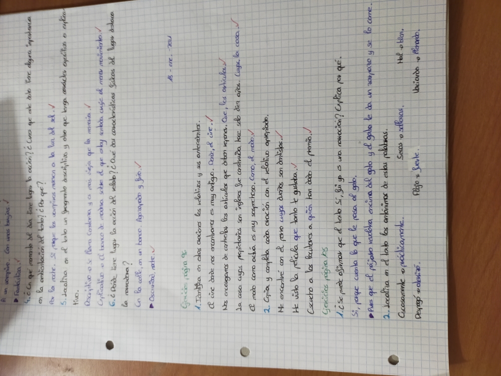 Ejercicios del 1 al 5 de la pagina 105 1 parte