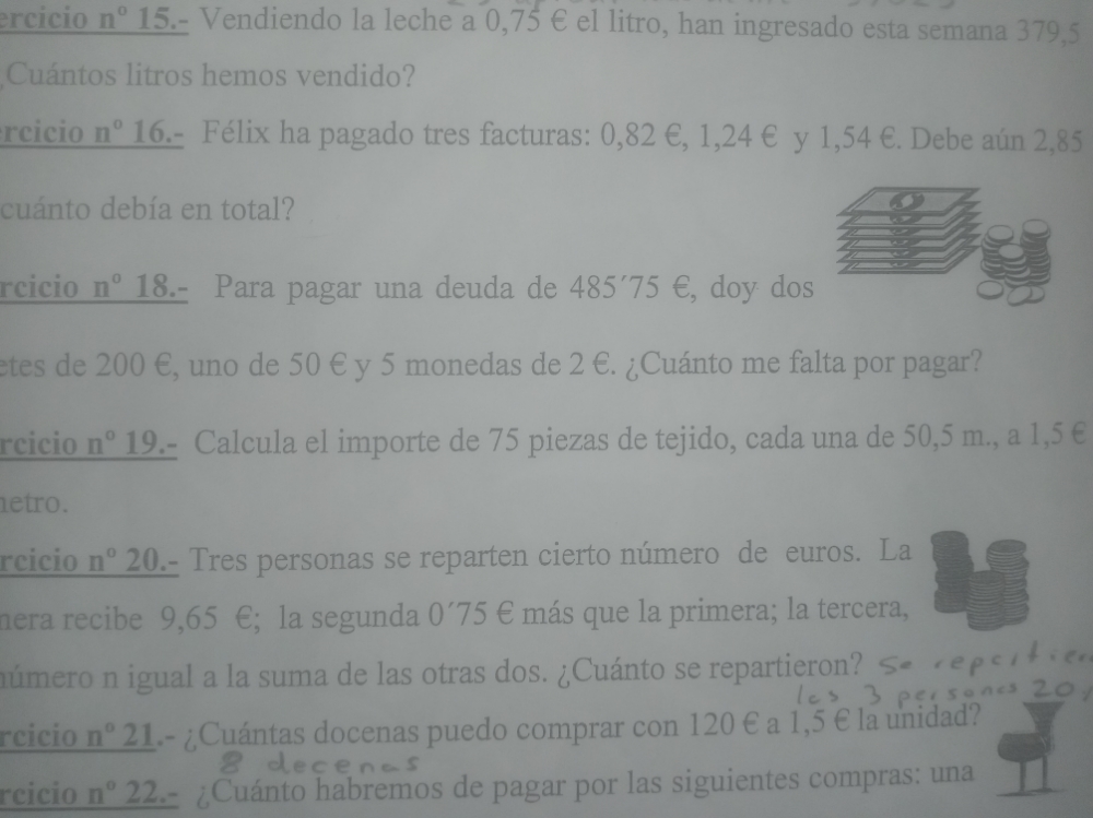 Problema de matemáticas