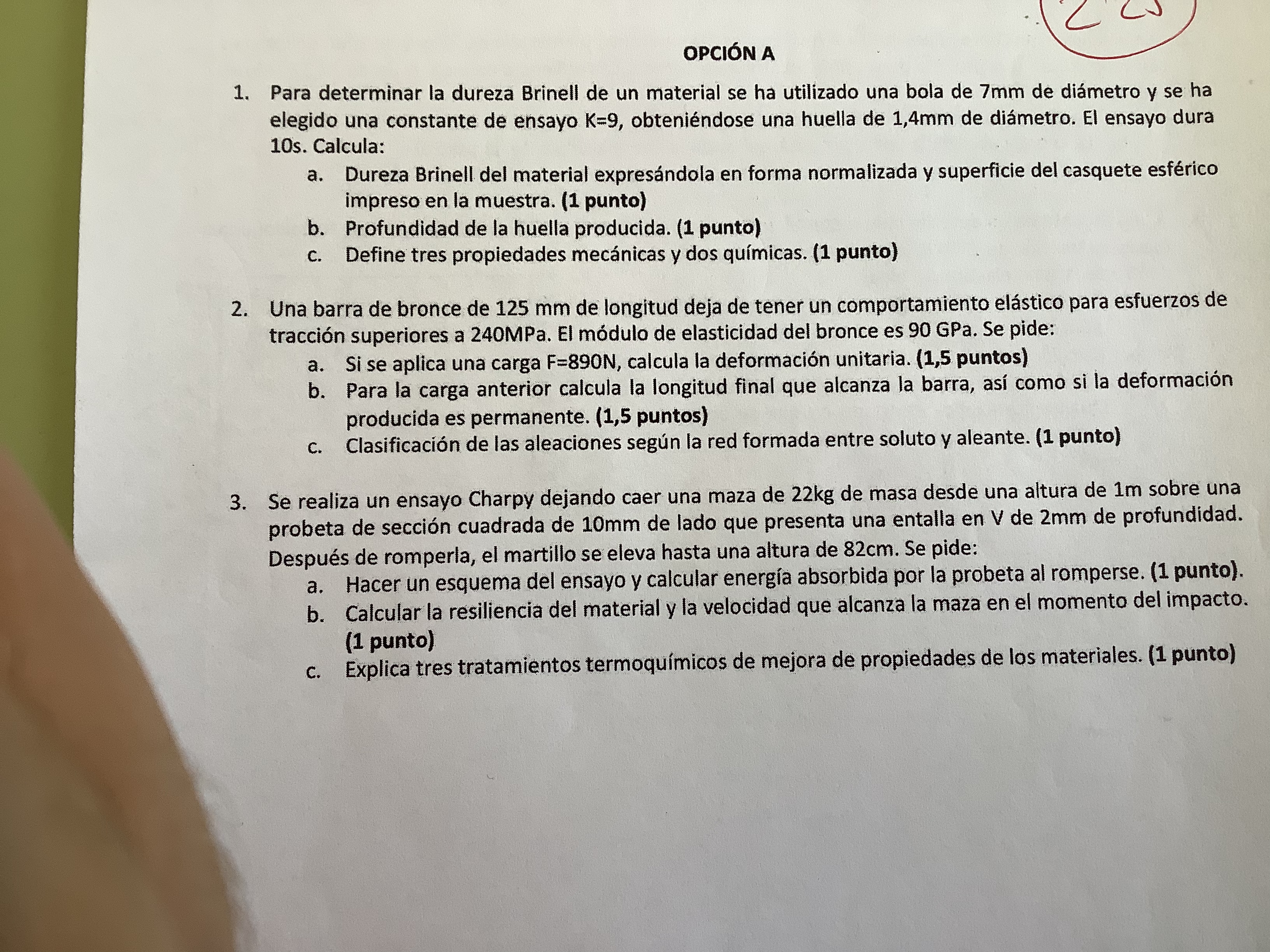 Prueba bloque 1 materiales y ensayos opcion A